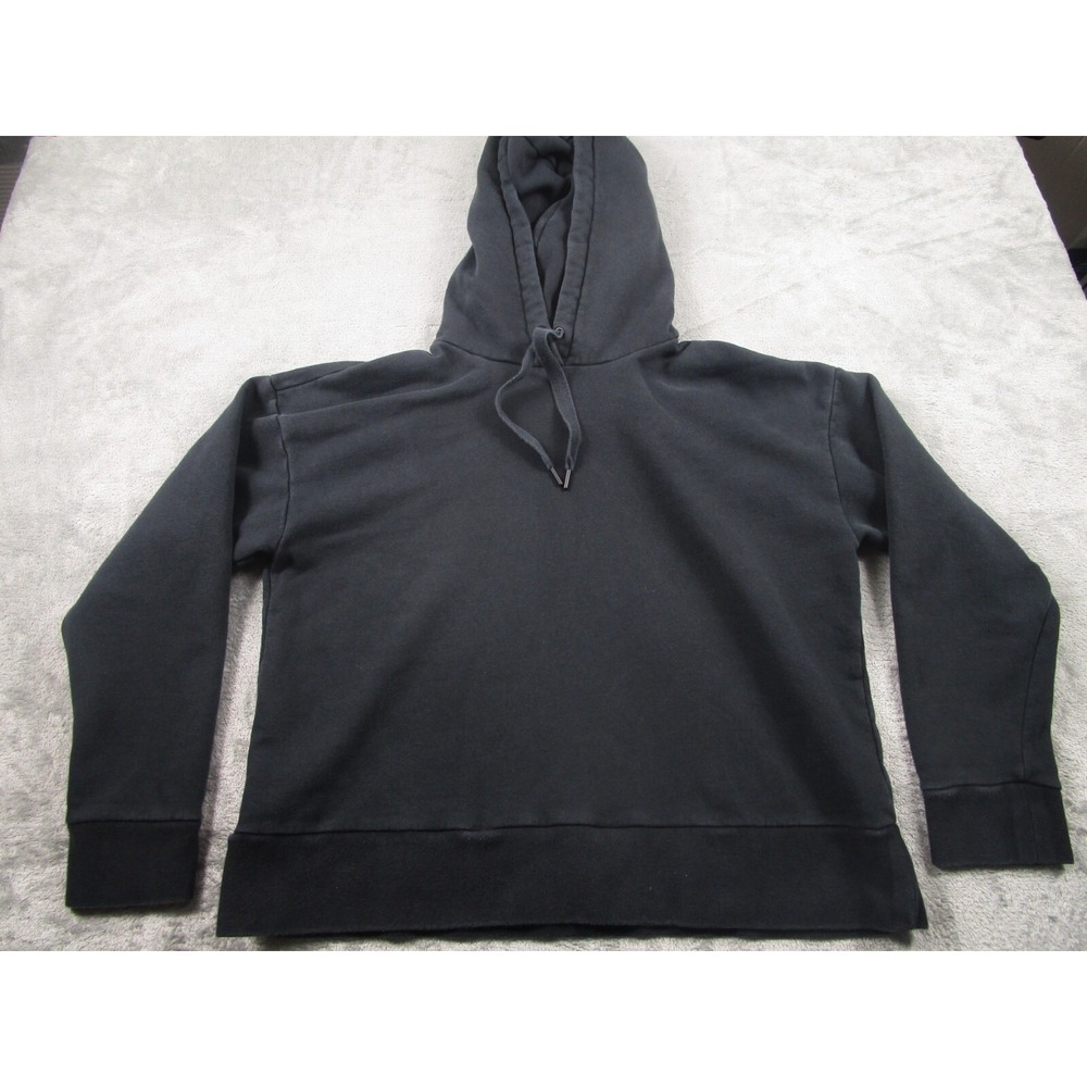 Banana Republic Sweater Womens Medium Black Hoodie Pullover Preppy Casual